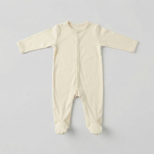 Bebekuş %100 Pamuk Ayaklı Tulum